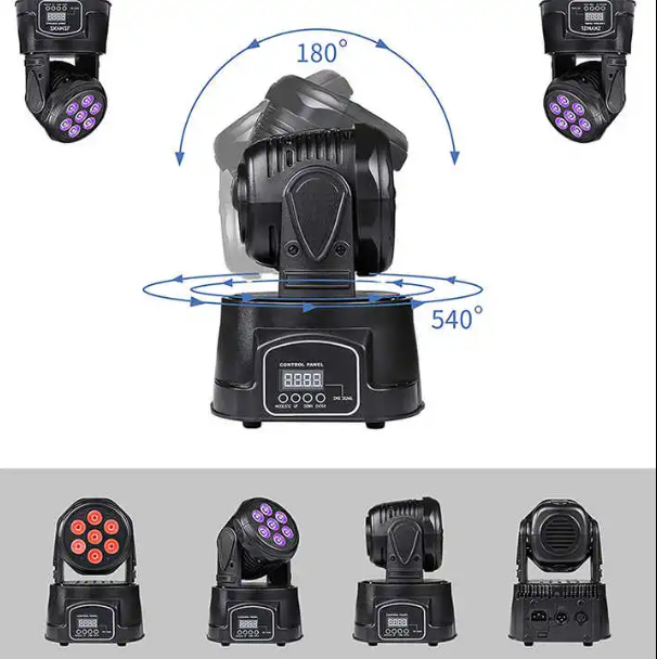 Moving Head Lights 7 LED - Image 4